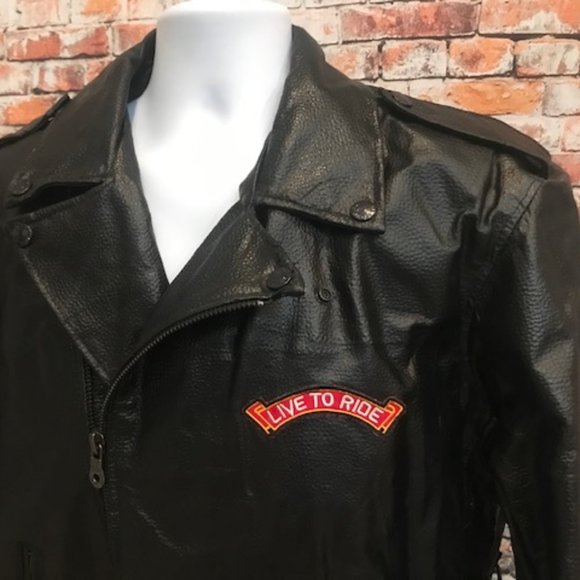 Diamond Plate Buffalo Leather Jackets & Coats | Diamond Plate Buffalo Leather Motorcycle Jacket 